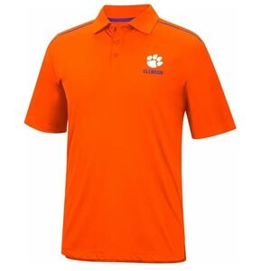 Colosseum® Men's LARGE Clemson Tigers™ Performance Polo in Orange